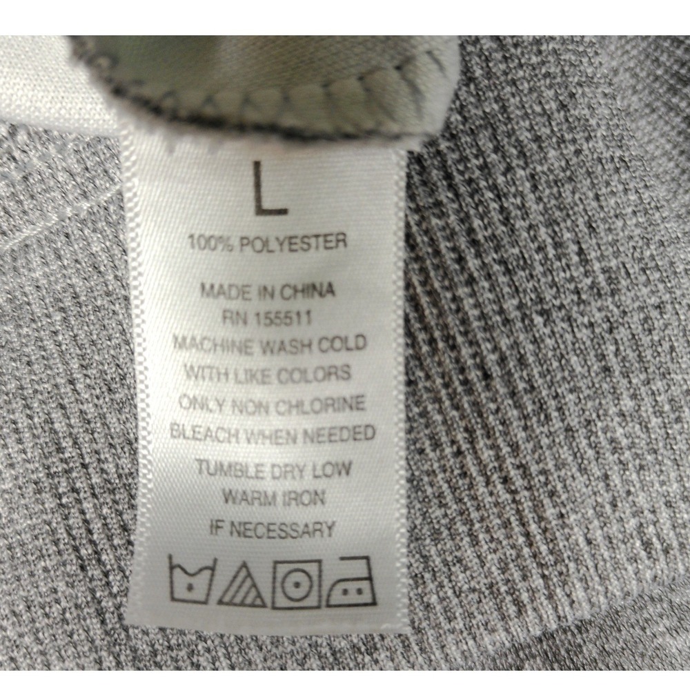 Aeropostale Mens Jogger Sweatpants Heather Gray Drawstring Logo Size L - Picture 4 of 9